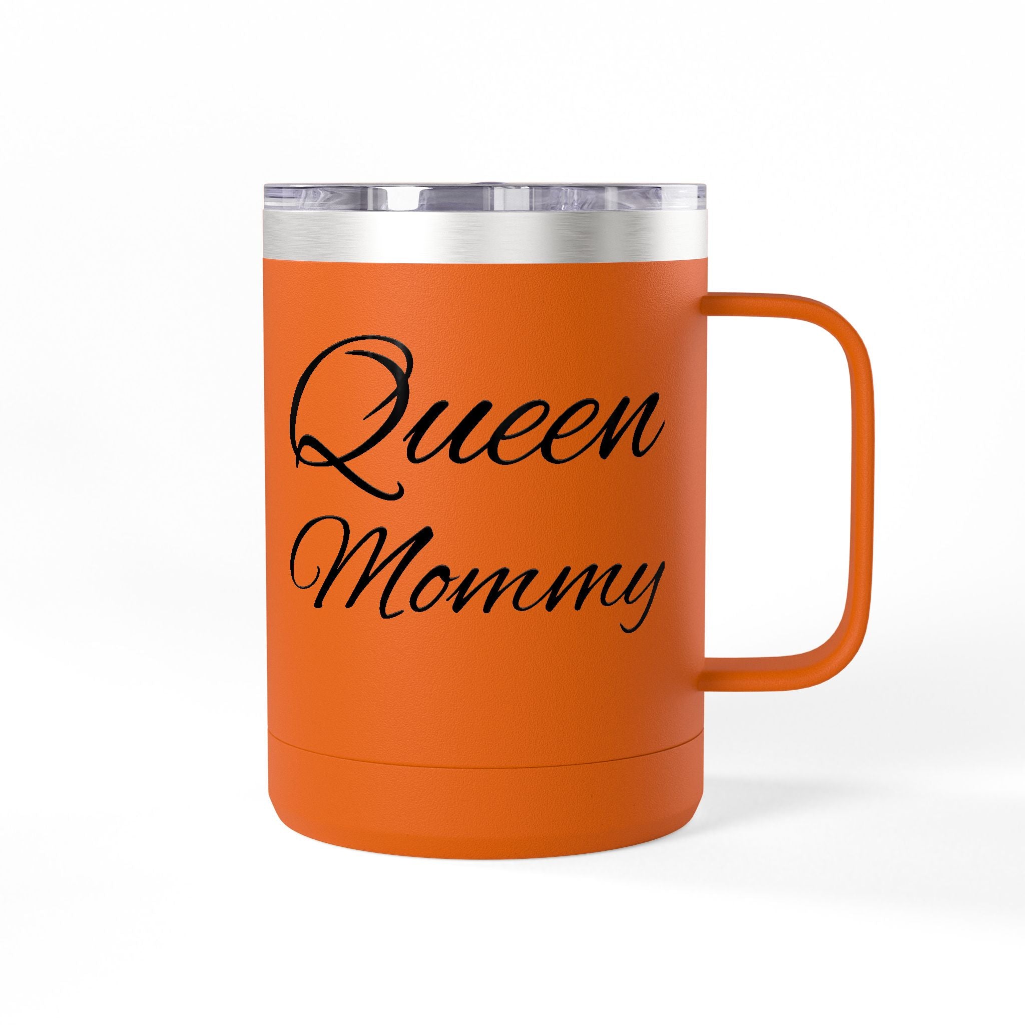 Storybook Queen Mommy 15oz Travel Mug - Insulated Coffee Tumbler for Moms