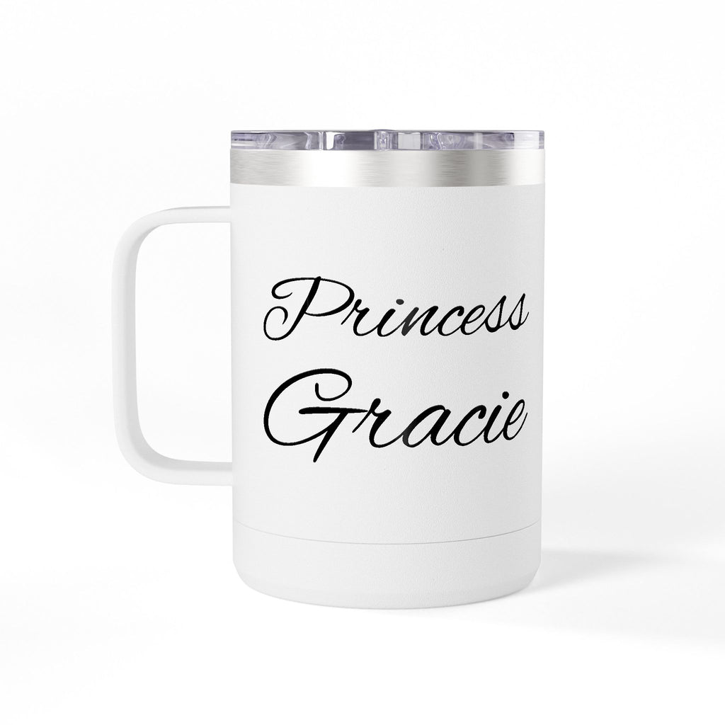 Storybook  'Princess Gracie' 15oz Insulated Coffee Tumbler Mug