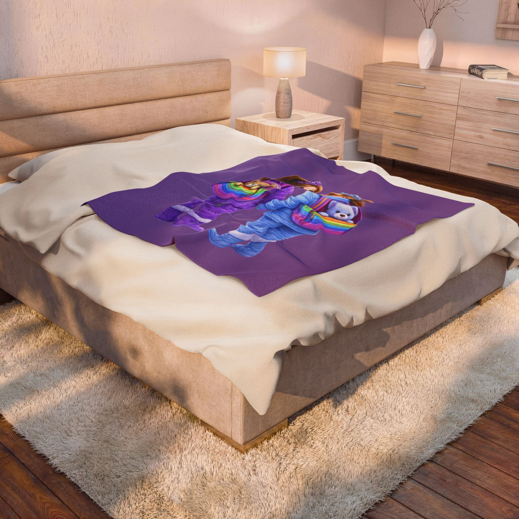 Storybook Velveteen Plush Blanket