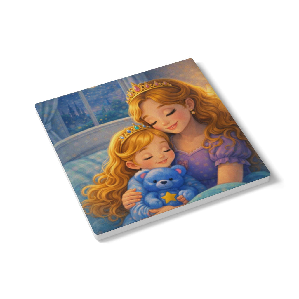 Storybook Ceramic  Art Coaster, single illustrated Coaster