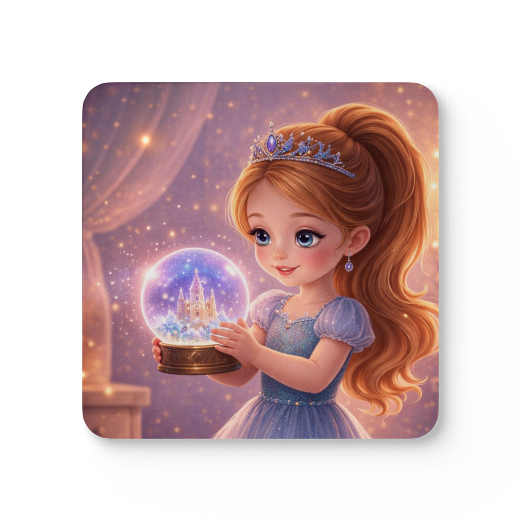 Storybook Corkwood Coaster Set of 4 Coordinated Illustrations