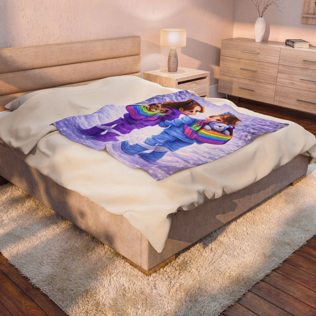 Storybook Velveteen Plush Blanket