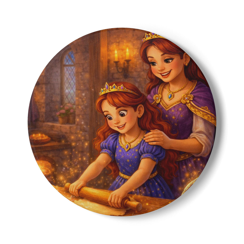 Storybook Ceramic  Art Coaster, single illustrated Coaster