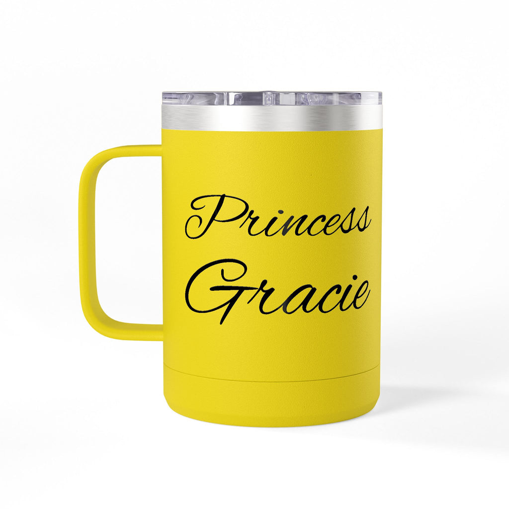 Storybook  'Princess Gracie' 15oz Insulated Coffee Tumbler Mug