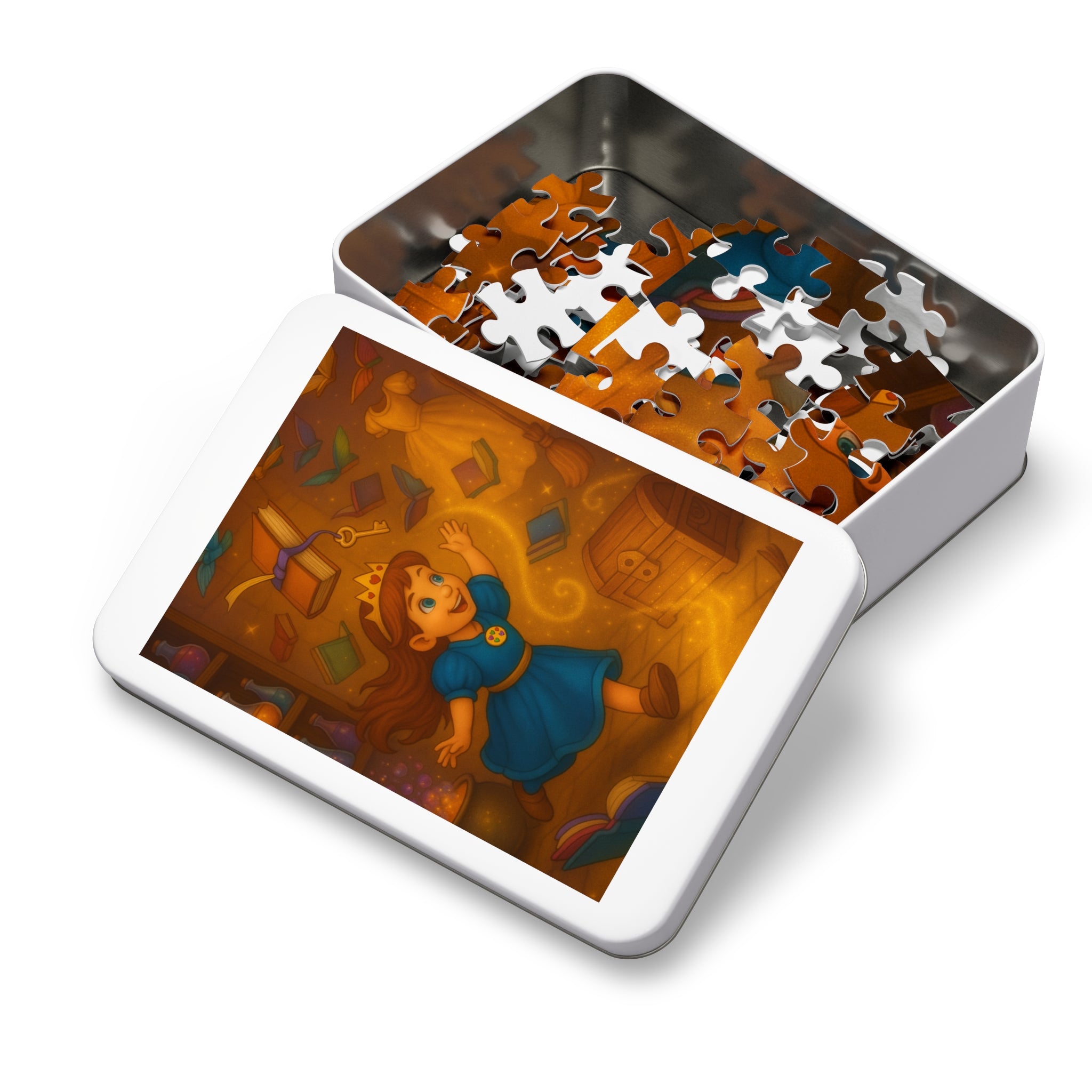 Storybook Keepsake Puzzle with Tin