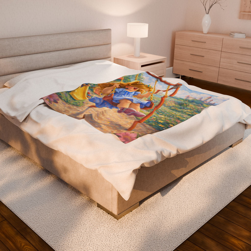 Storybook Velveteen Plush Blanket
