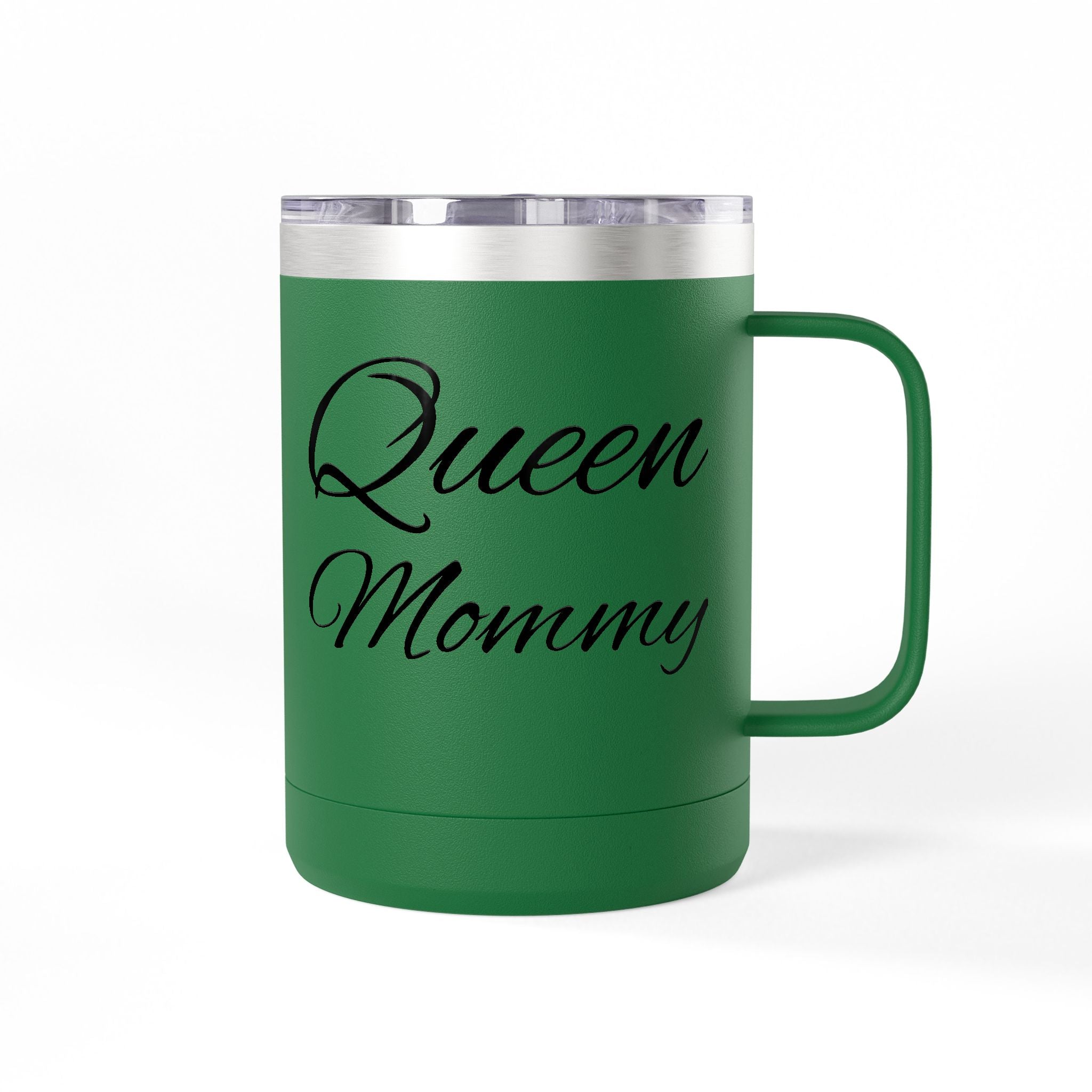 Storybook Queen Mommy 15oz Travel Mug - Insulated Coffee Tumbler for Moms