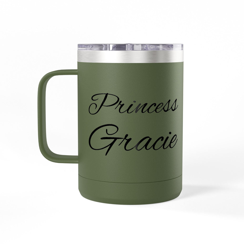 Storybook  'Princess Gracie' 15oz Insulated Coffee Tumbler Mug