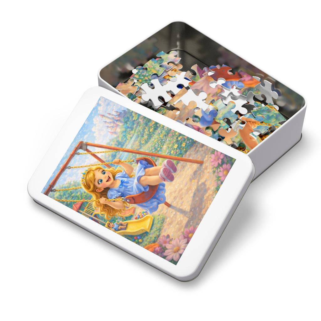 Storybook Keepsake Puzzle with Tin