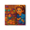 Storybook Ceramic  Art Coaster, single illustrated Coaster