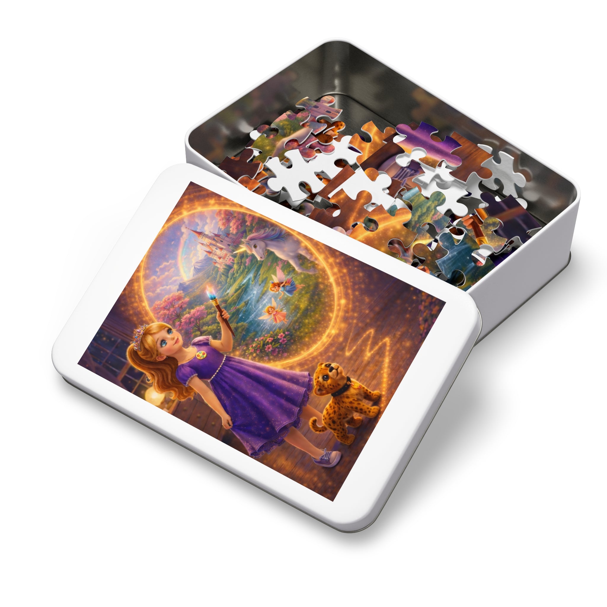 Storybook Keepsake Puzzle with Tin