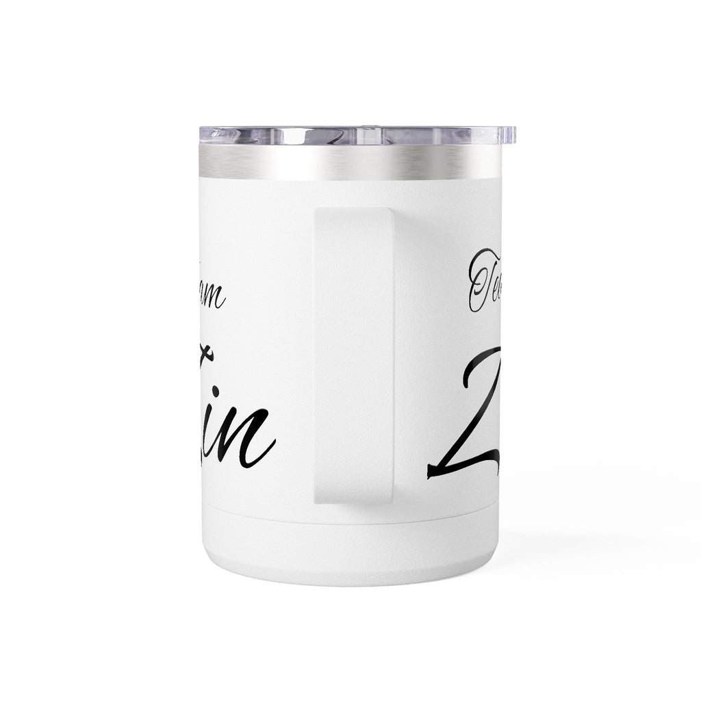 Team Zin 15oz Travel Mug – Insulated Coffee Tumbler