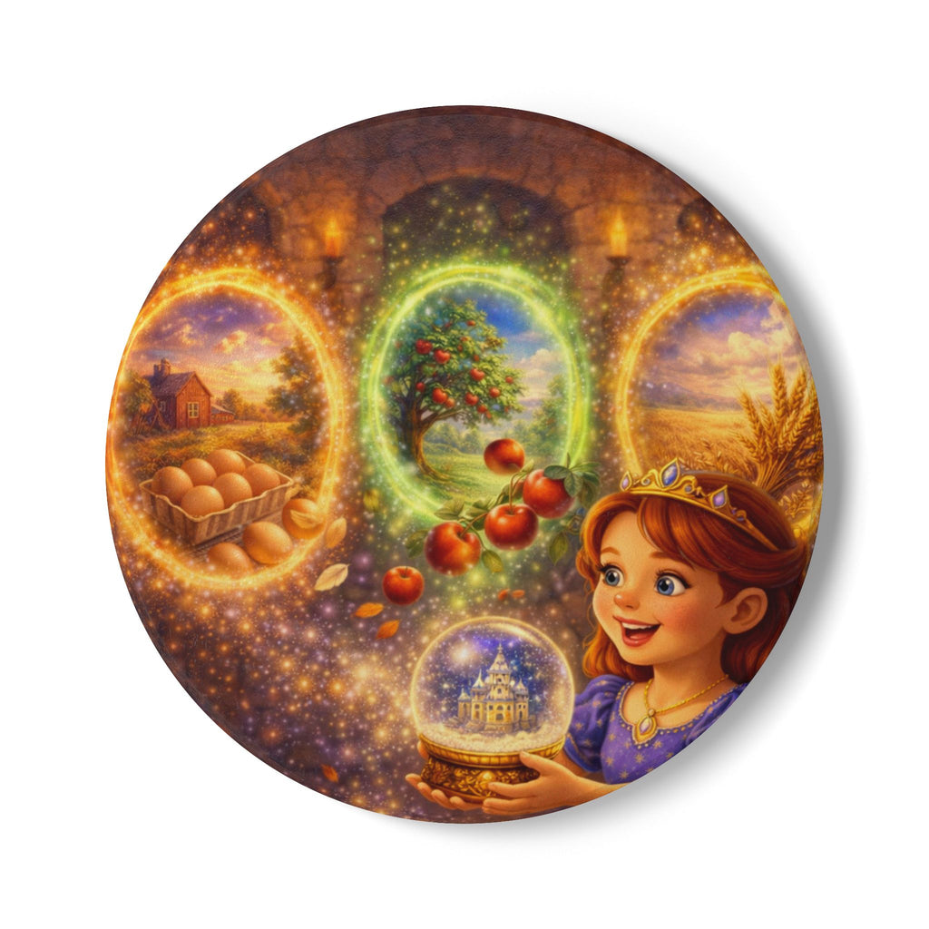 Storybook Ceramic  Art Coaster, single illustrated Coaster