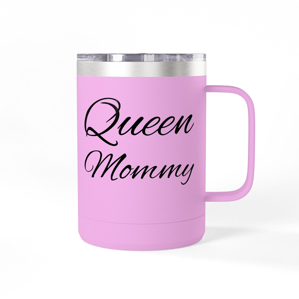Storybook Queen Mommy 15oz Travel Mug - Insulated Coffee Tumbler for Moms