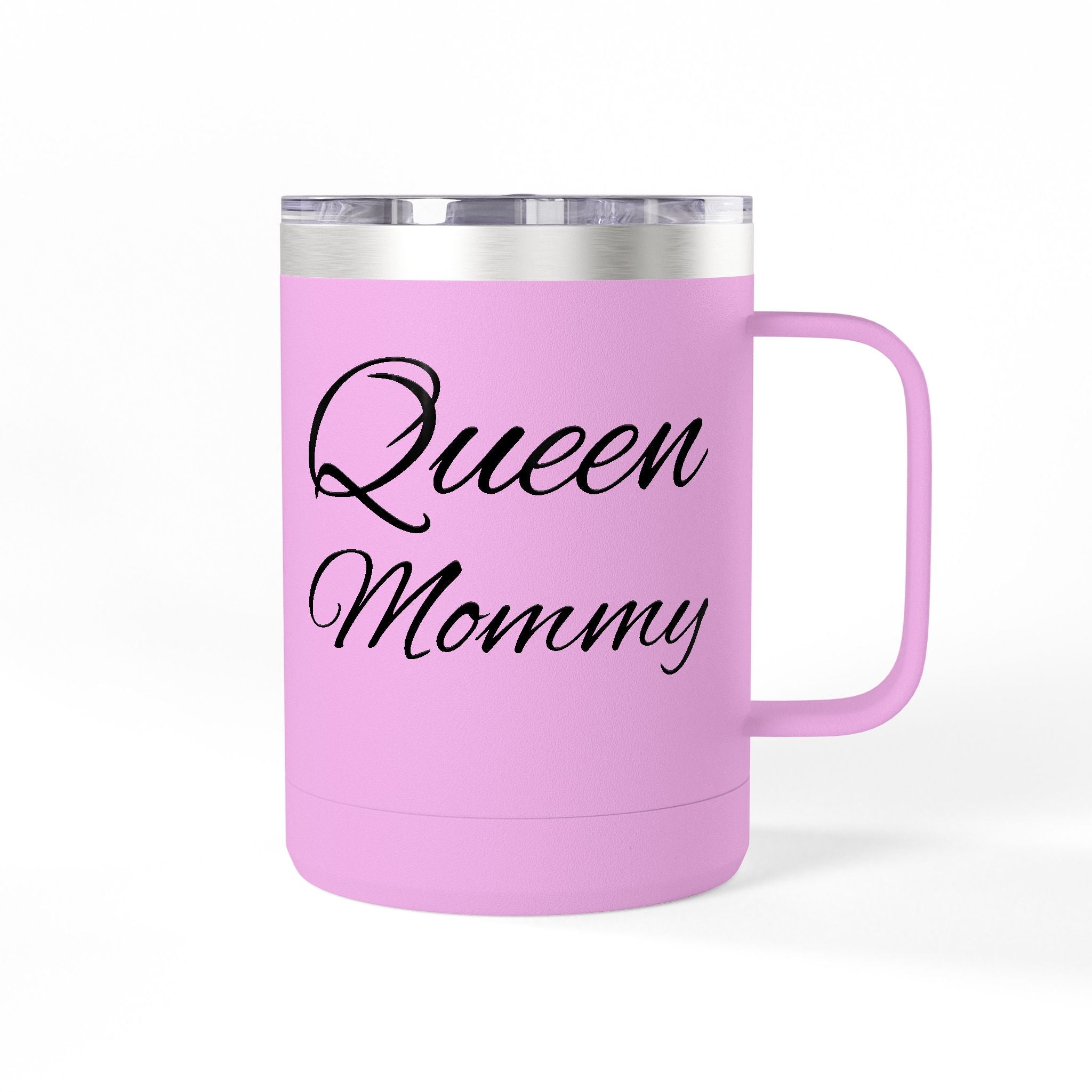 Storybook Queen Mommy 15oz Travel Mug - Insulated Coffee Tumbler for Moms