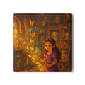 Storybook Ceramic  Art Coaster, single illustrated Coaster