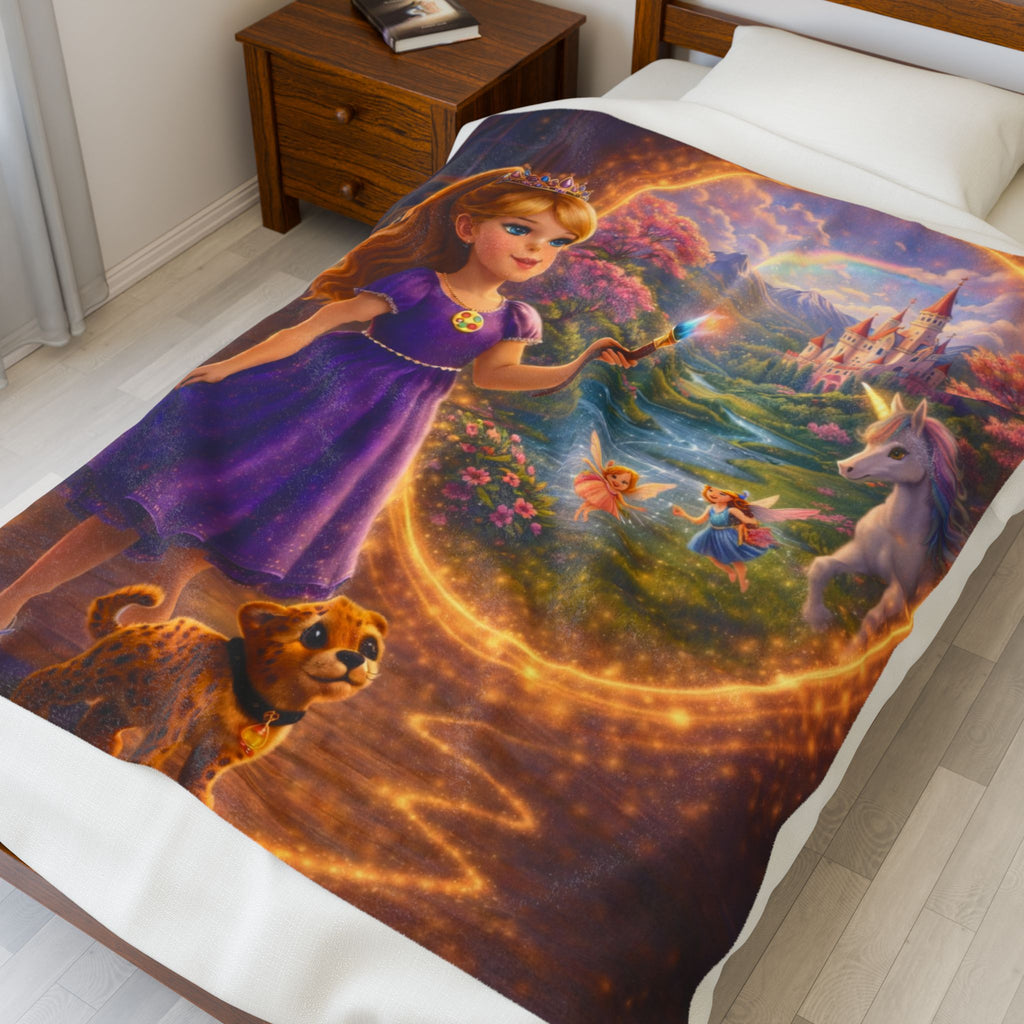 Storybook Velveteen Plush Blanket