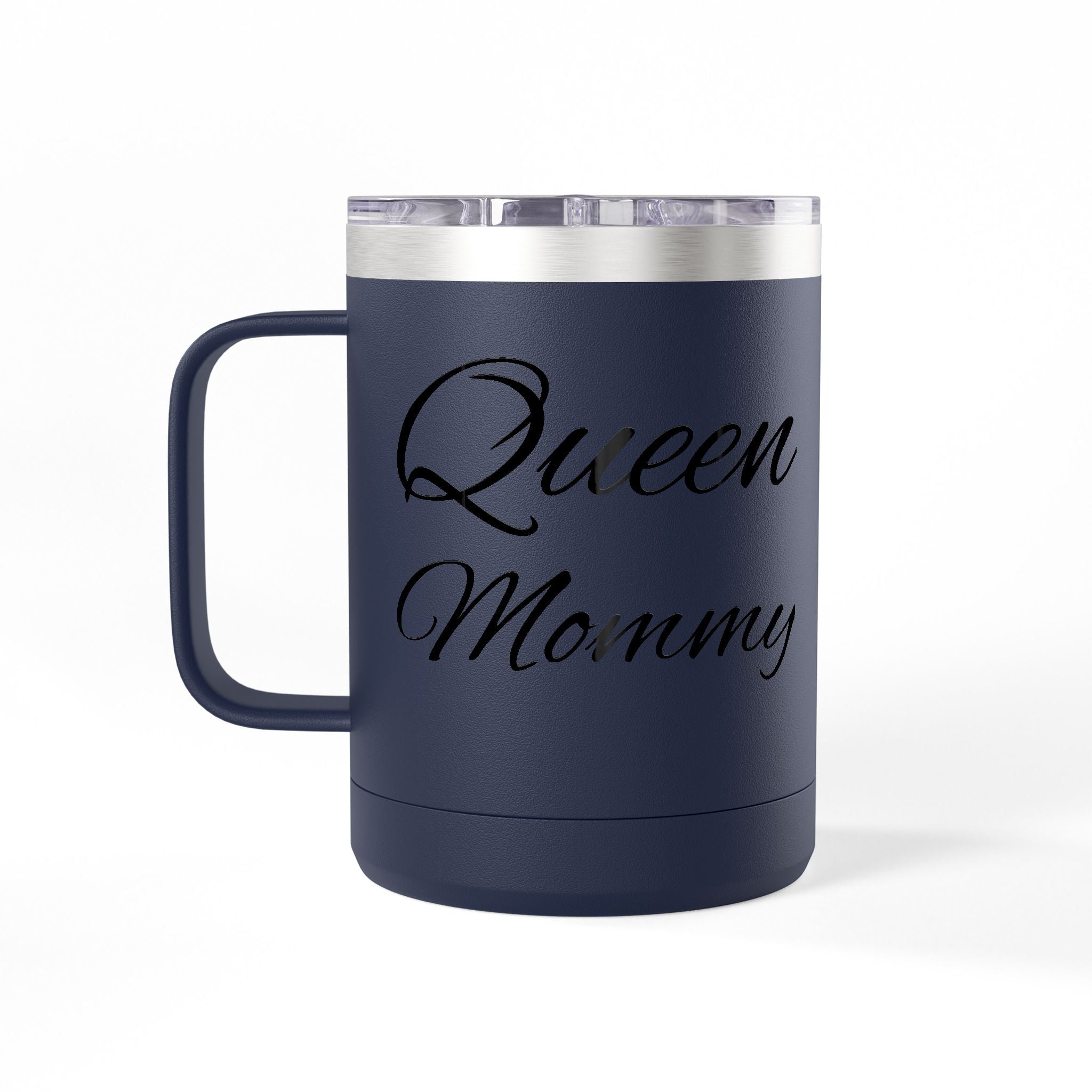 Storybook Queen Mommy 15oz Travel Mug - Insulated Coffee Tumbler for Moms