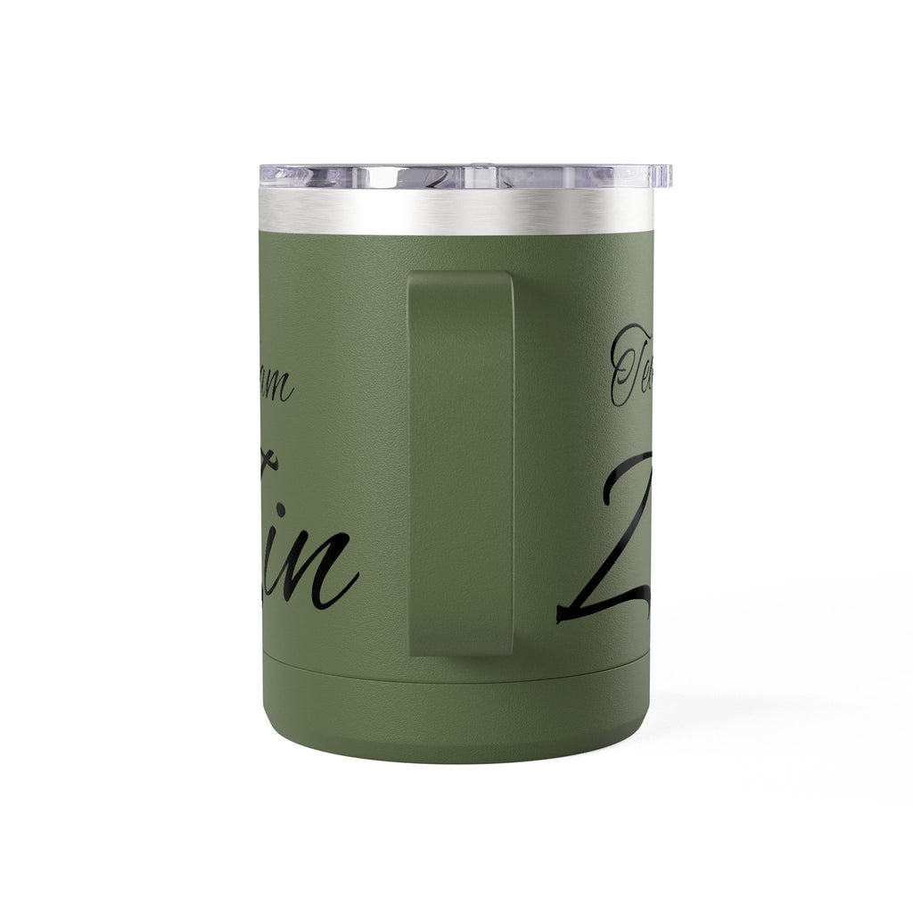Team Zin 15oz Travel Mug – Insulated Coffee Tumbler