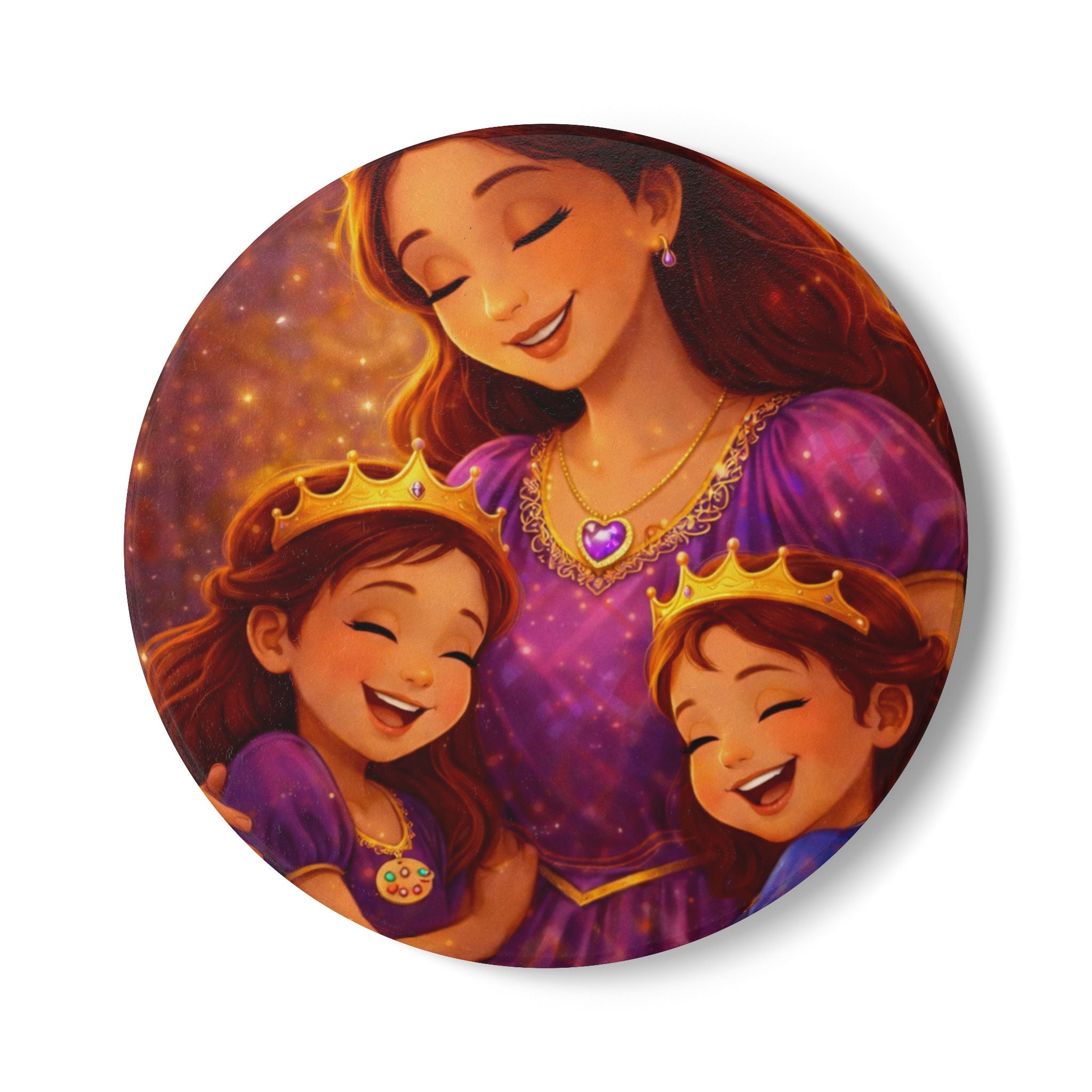 Storybook Ceramic  Art Coaster, single illustrated Coaster