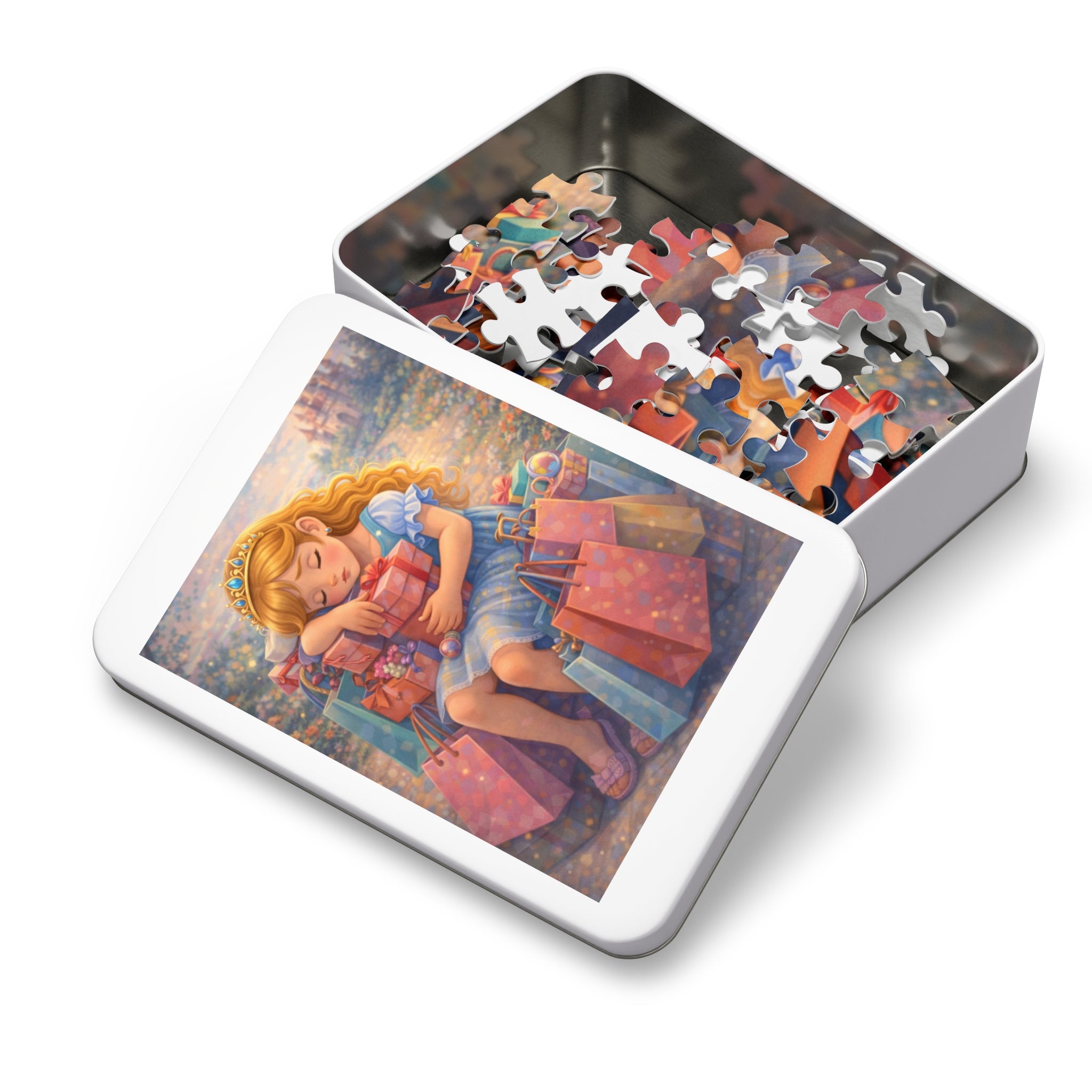 Storybook Keepsake Puzzle with Tin