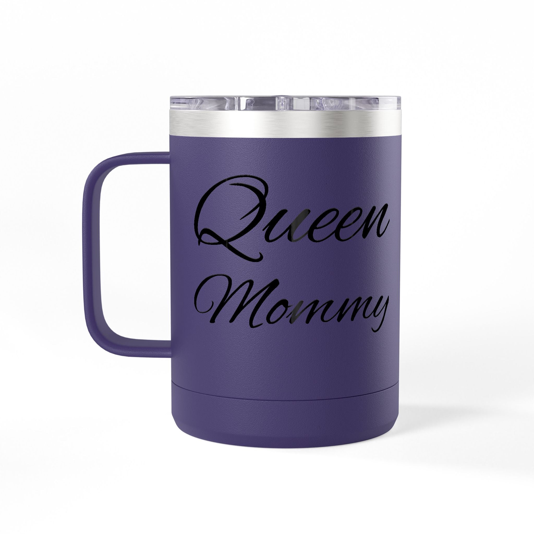 Storybook Queen Mommy 15oz Travel Mug - Insulated Coffee Tumbler for Moms