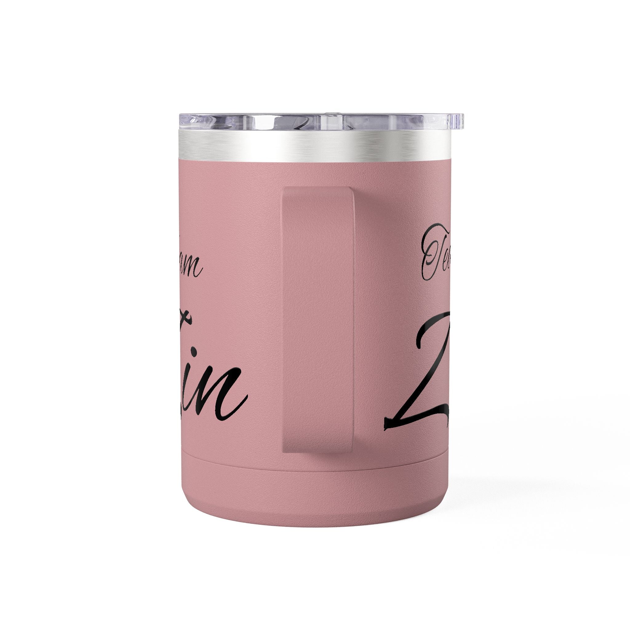 Team Zin 15oz Travel Mug – Insulated Coffee Tumbler