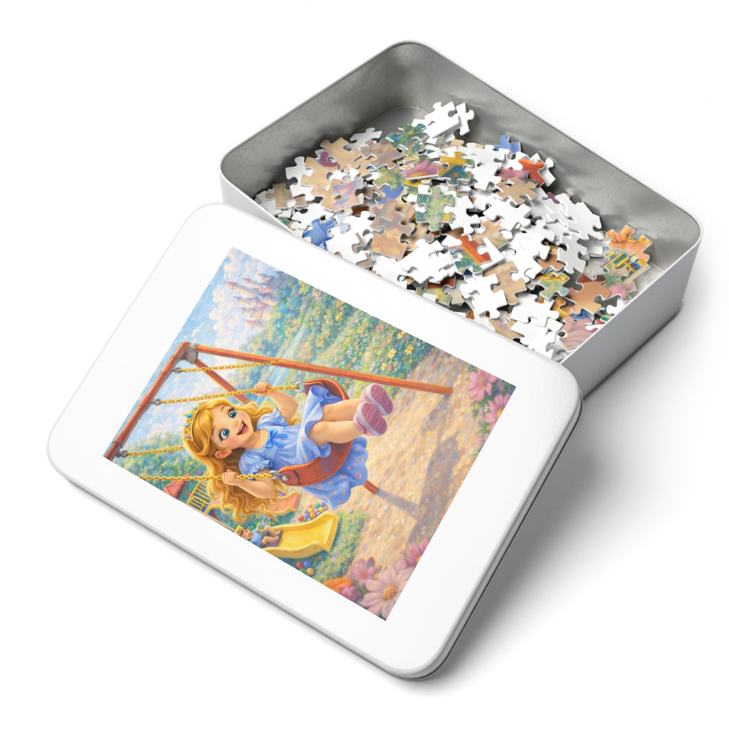 Storybook Keepsake Puzzle with Tin