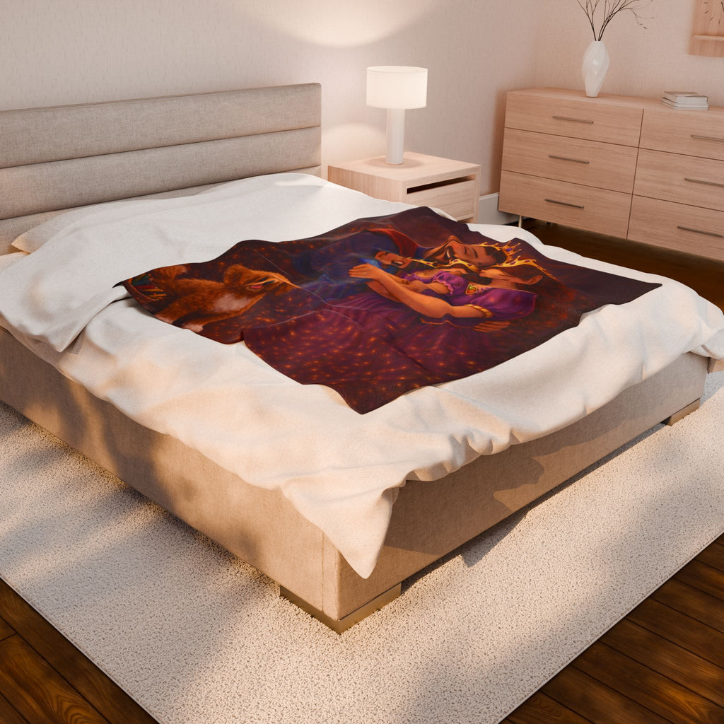 Storybook Velveteen Plush Blanket