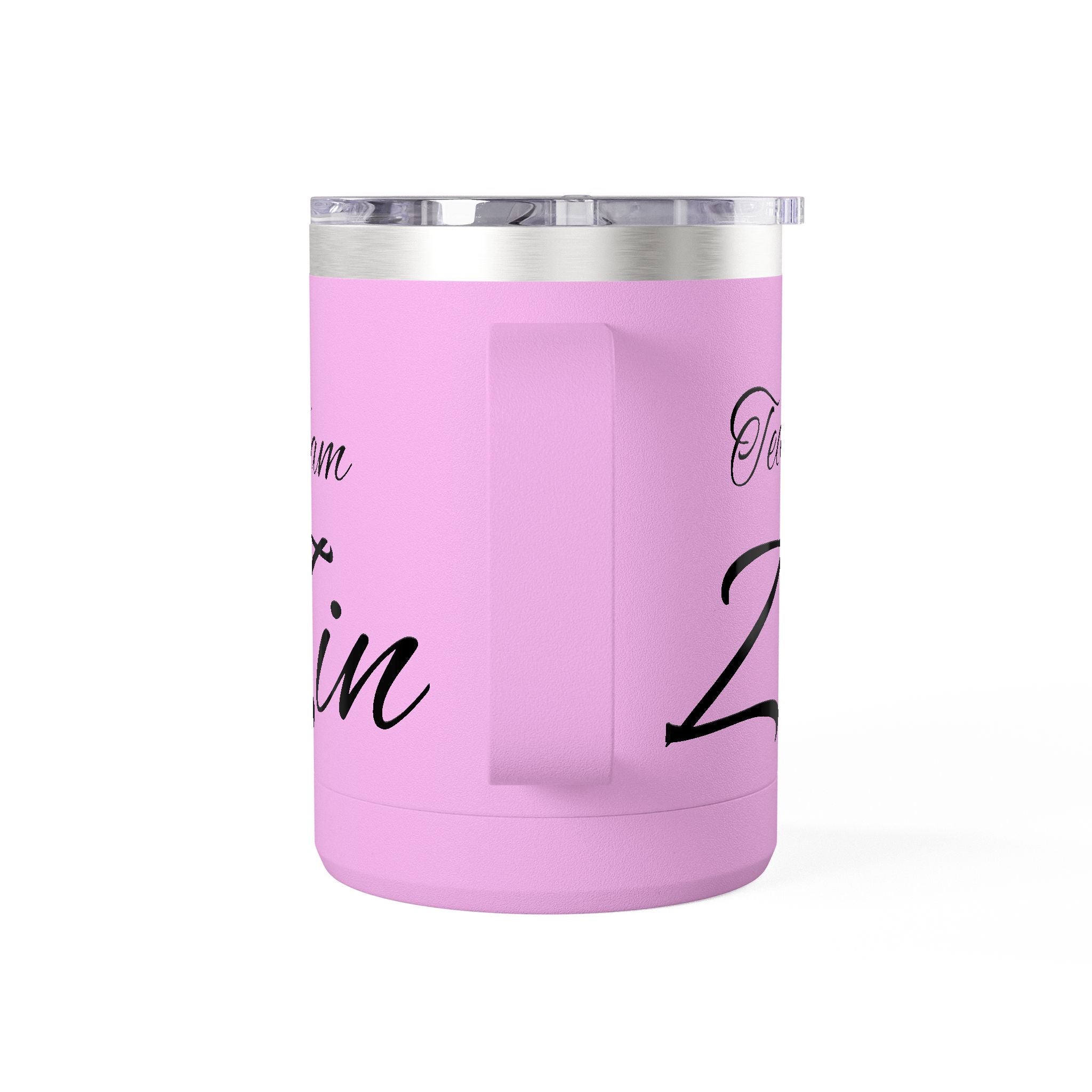 Team Zin 15oz Travel Mug – Insulated Coffee Tumbler