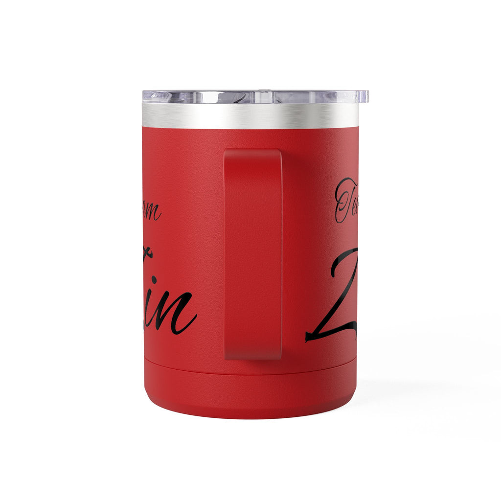 Team Zin 15oz Travel Mug – Insulated Coffee Tumbler