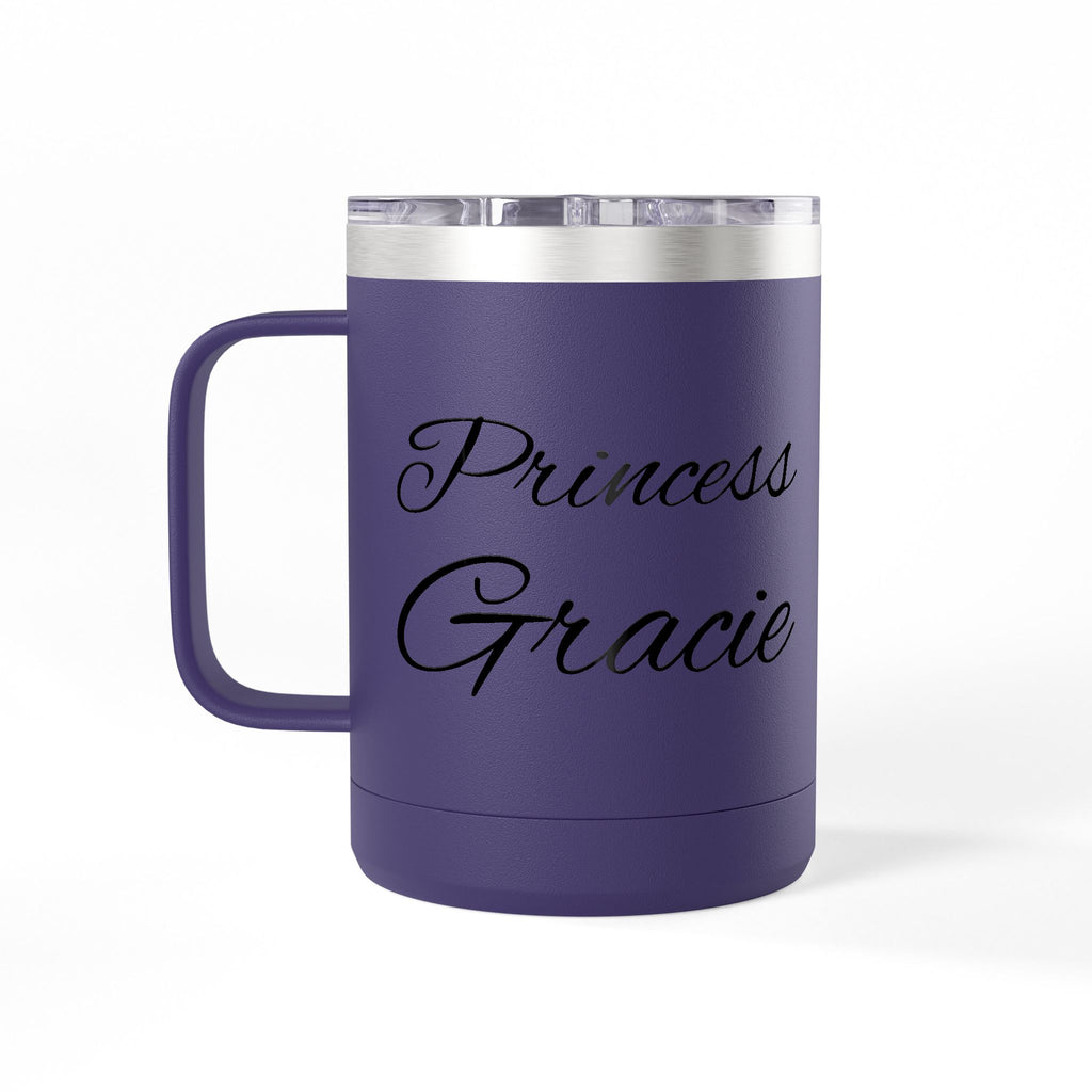 Storybook  'Princess Gracie' 15oz Insulated Coffee Tumbler Mug