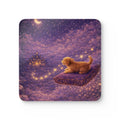 Storybook Corkwood Coaster Set of 4 Coordinated Illustrations