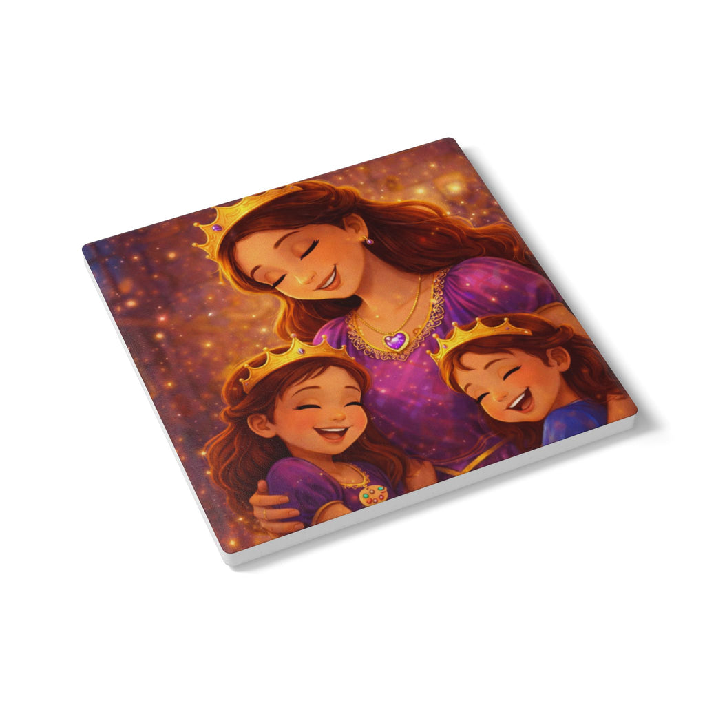 Storybook Ceramic  Art Coaster, single illustrated Coaster
