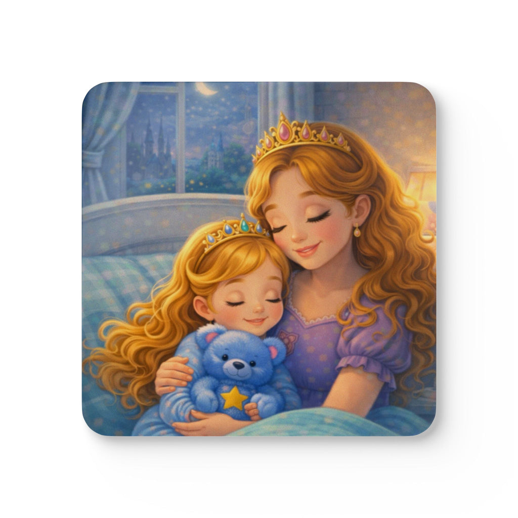 Storybook Corkwood Coaster Set of 4 Coordinated Illustrations