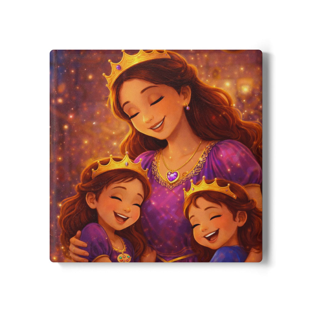 Storybook Ceramic  Art Coaster, single illustrated Coaster