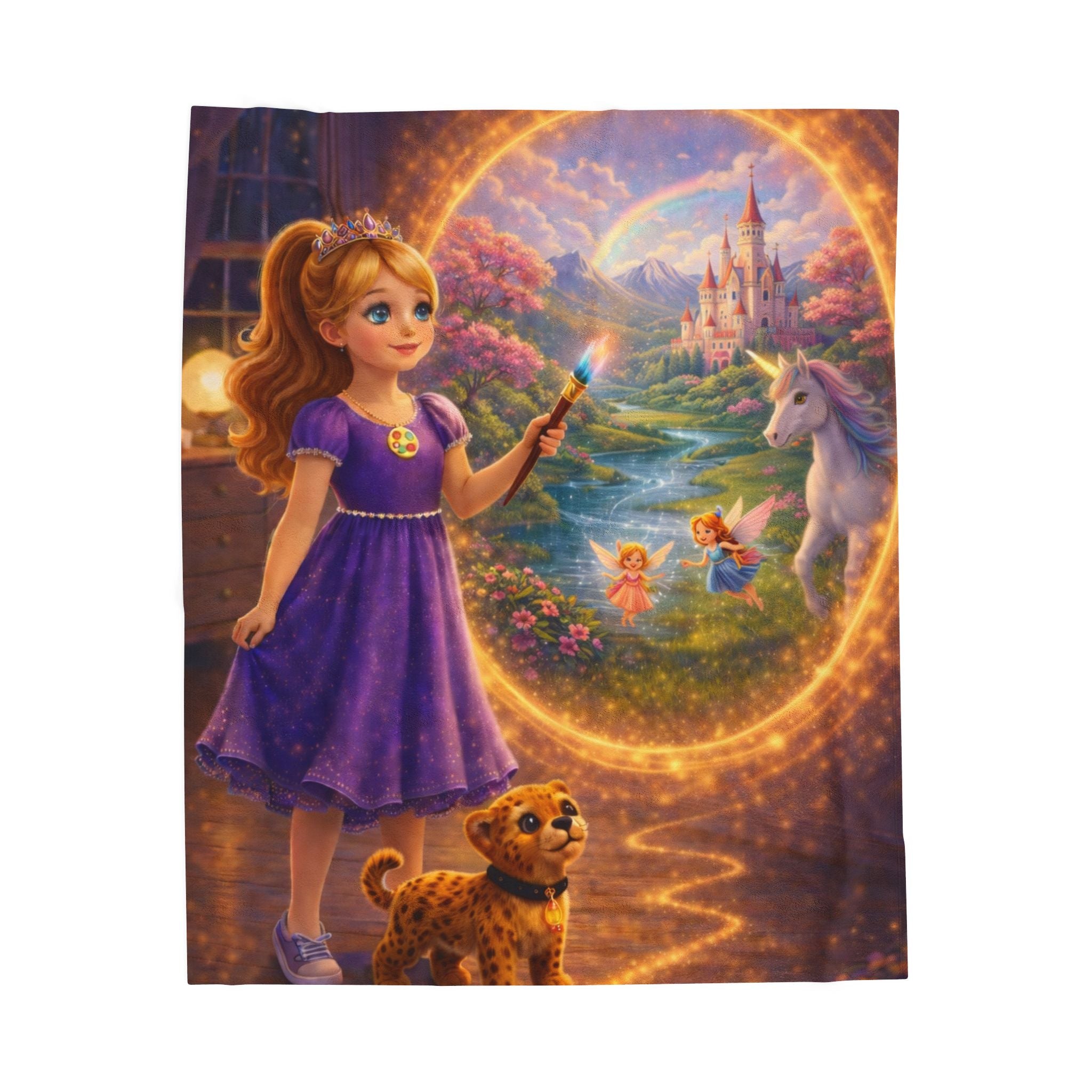 Storybook Velveteen Plush Blanket
