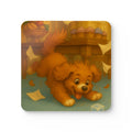 Storybook Corkwood Coaster Set of 4 Coordinated Illustrations
