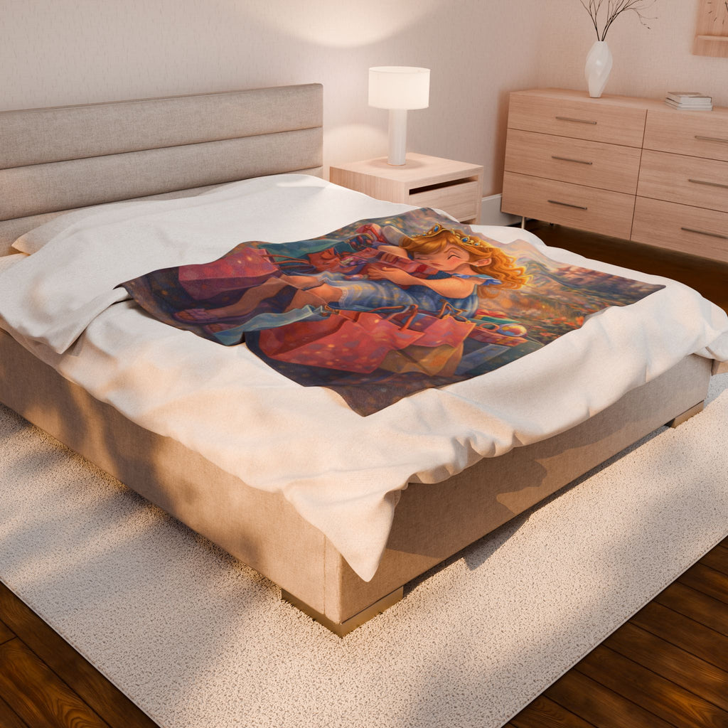 Storybook Velveteen Plush Blanket