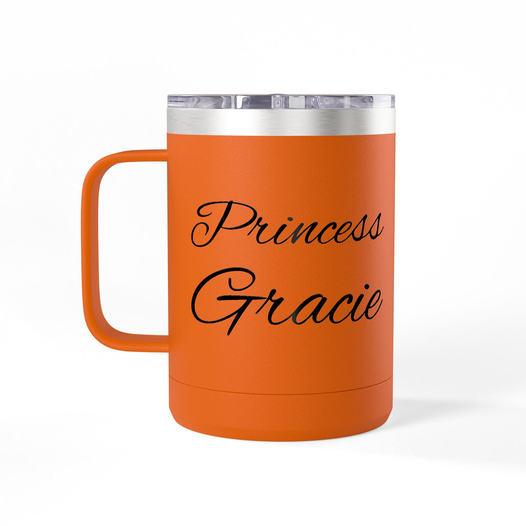 Storybook  'Princess Gracie' 15oz Insulated Coffee Tumbler Mug