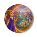 Storybook Ceramic  Art Coaster, single illustrated Coaster