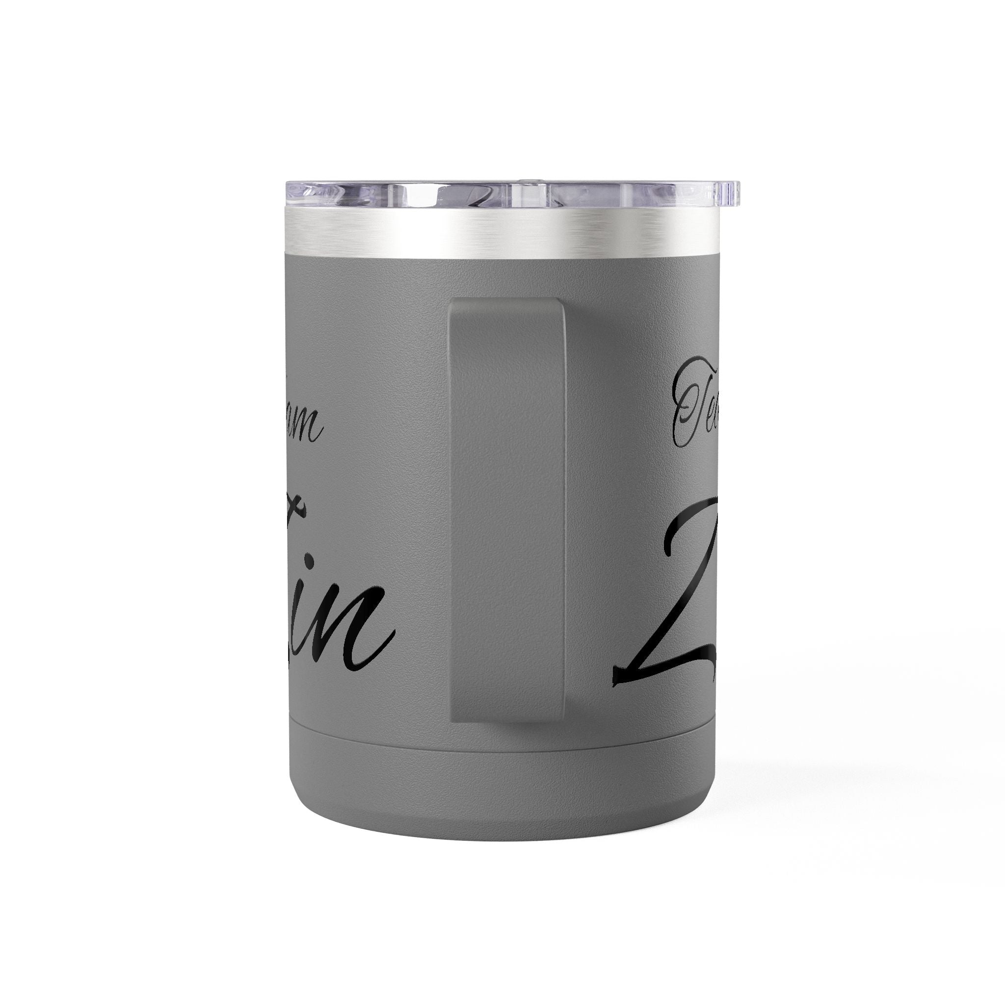 Team Zin 15oz Travel Mug – Insulated Coffee Tumbler