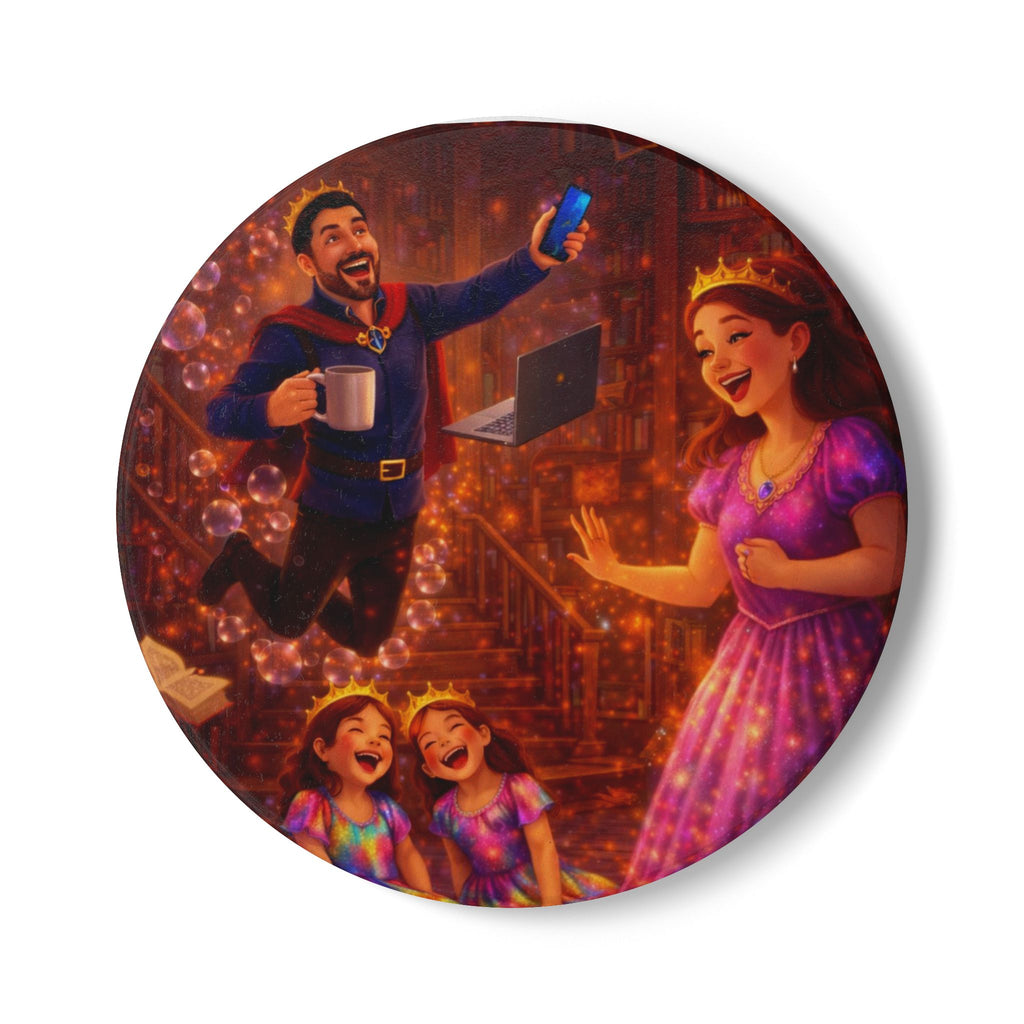 Storybook Ceramic  Art Coaster, single illustrated Coaster