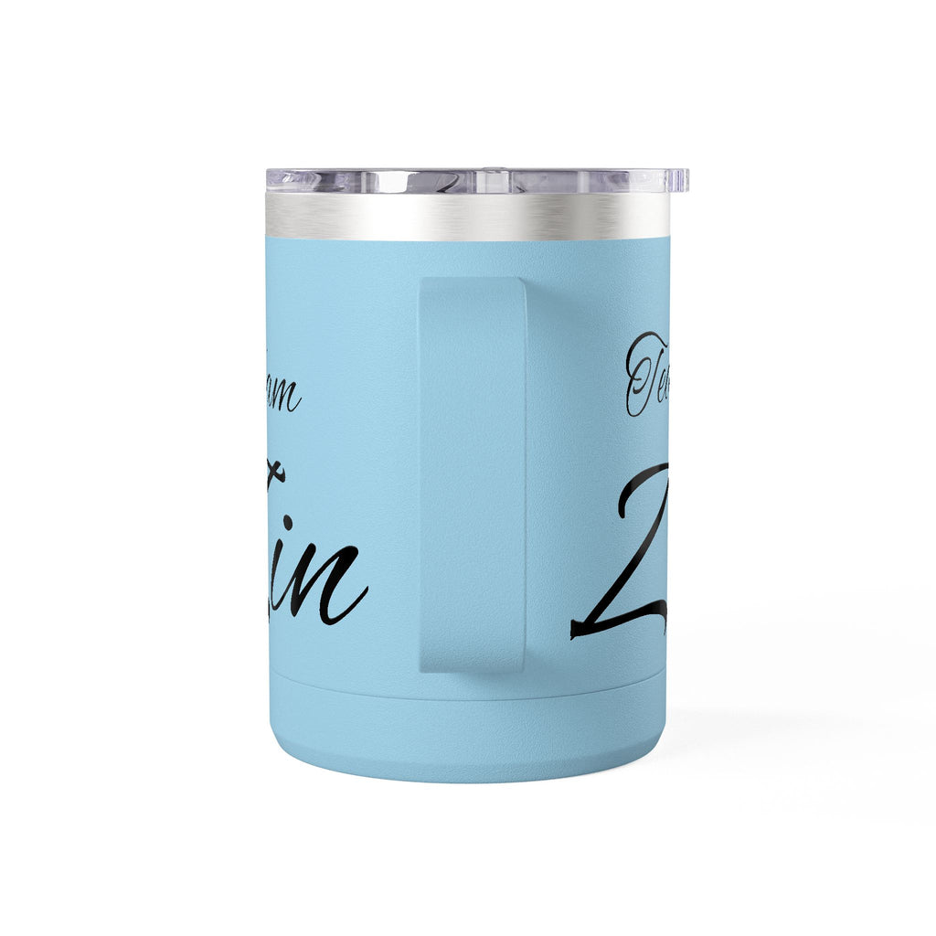 Team Zin 15oz Travel Mug – Insulated Coffee Tumbler