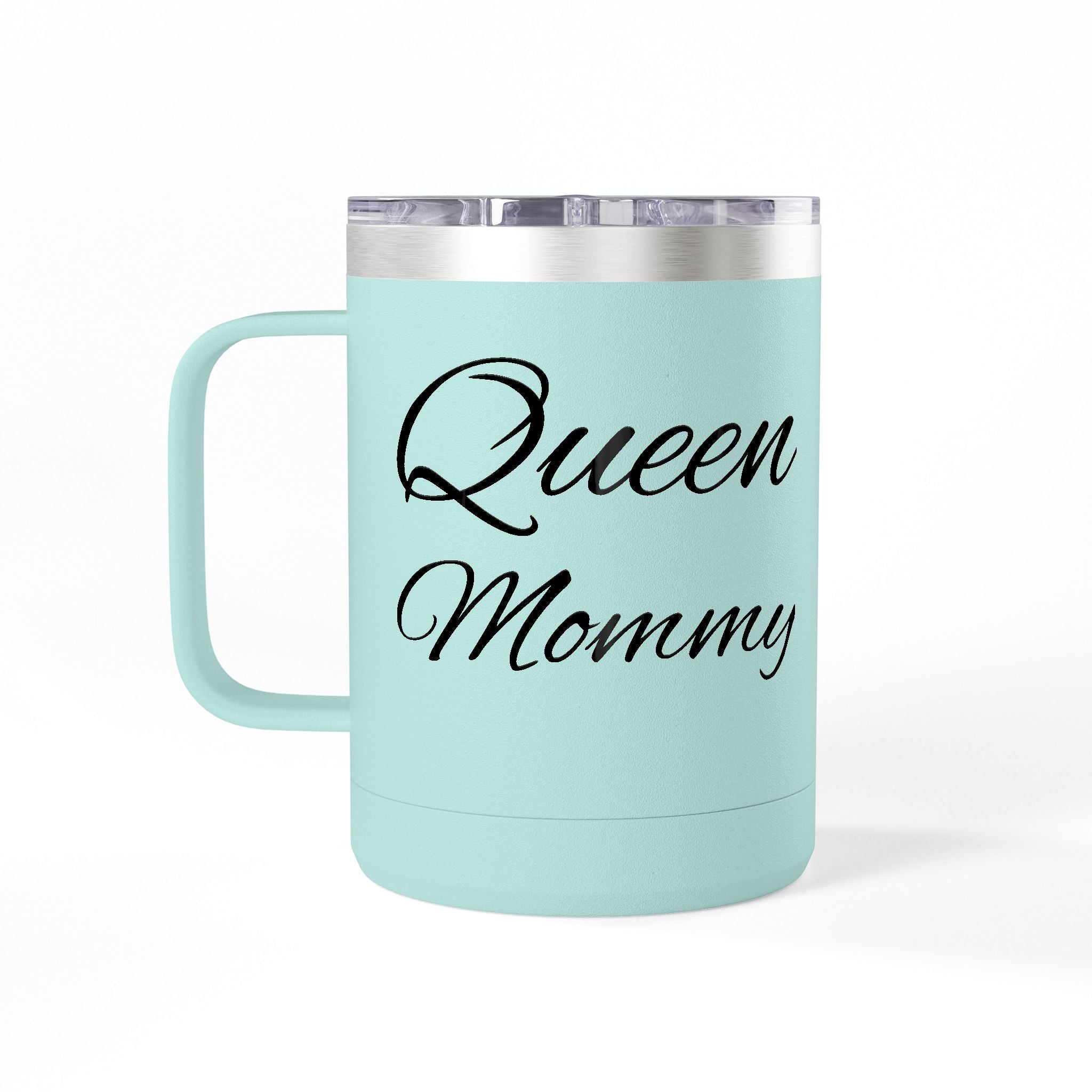 Storybook Queen Mommy 15oz Travel Mug - Insulated Coffee Tumbler for Moms