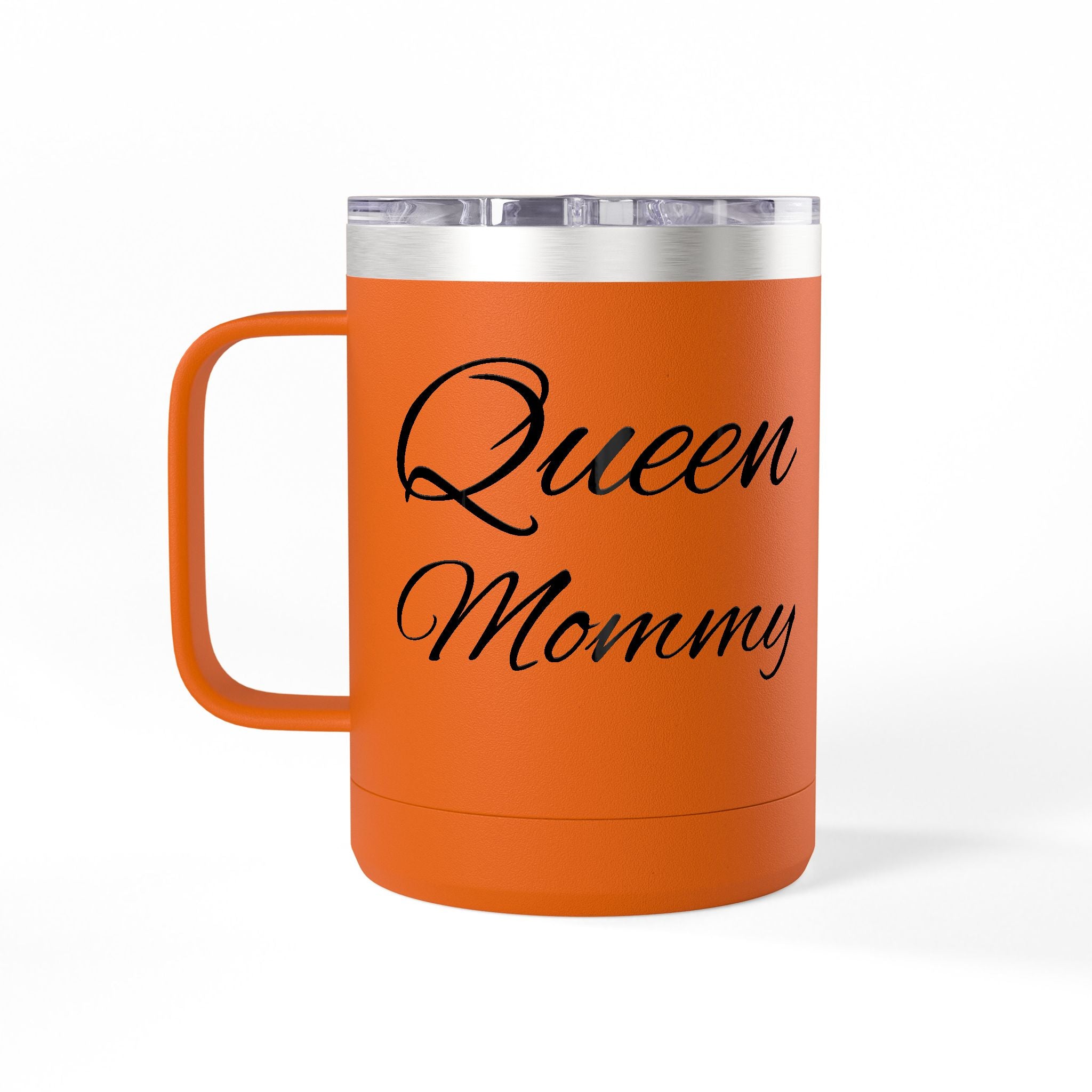 Storybook Queen Mommy 15oz Travel Mug - Insulated Coffee Tumbler for Moms