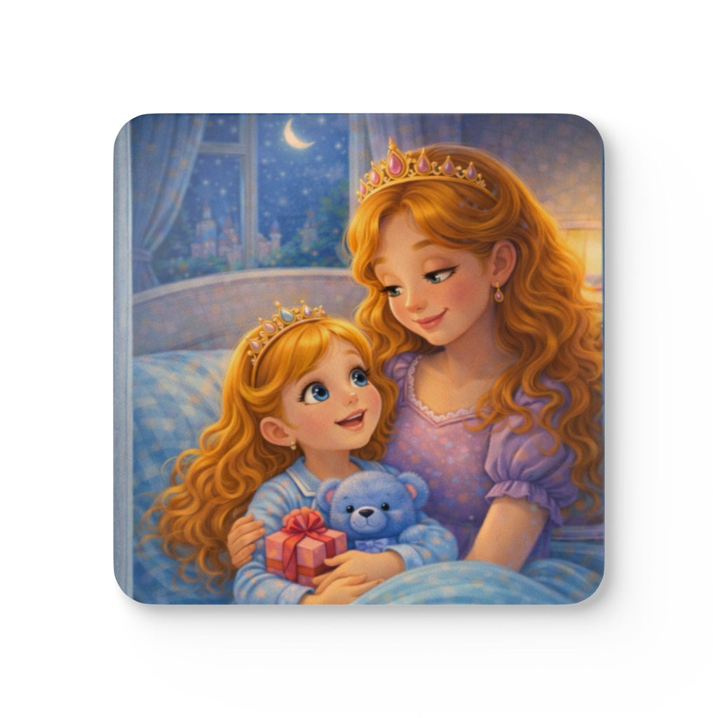 Storybook Corkwood Coaster Set of 4 Coordinated Illustrations