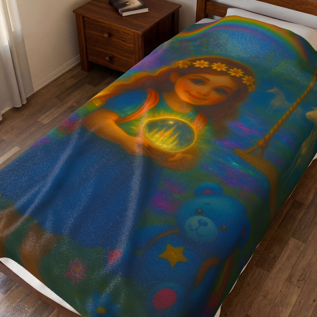 Storybook Velveteen Plush Blanket