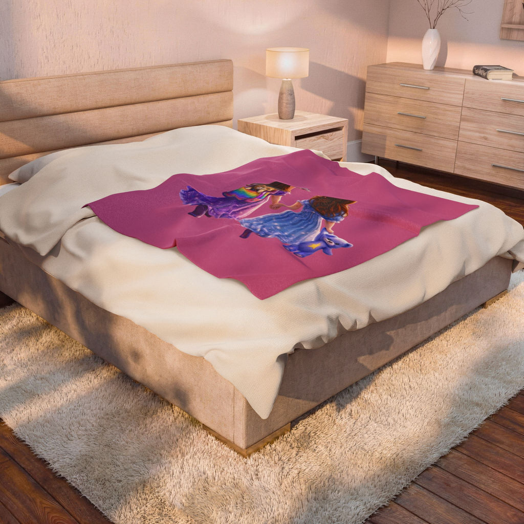 Storybook Velveteen Plush Blanket