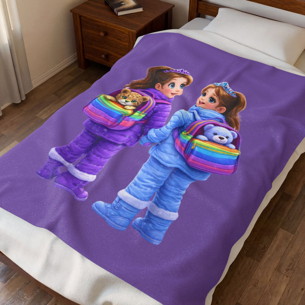Storybook Velveteen Plush Blanket